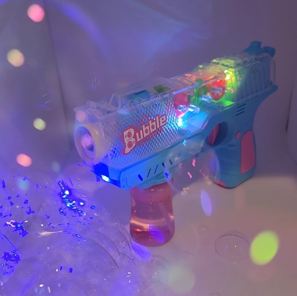 Bubble super Gun , infinite Bubble Gun Music and LED light